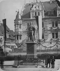 Standbeeld van de prins-gemaal in Coburg